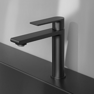 Купить Смеситель для раковины Vincea Vogue VBF-1V1MB черный в Москве с доставкой Смеситель для раковины Vincea Vogue VBF-1V1MB черный