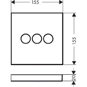 Купить Переключатель потоков со скрытой частью Hansgrohe ShowerSelect 15764000S хром в Москве с доставкой Переключатель потоков со скрытой частью Hansgrohe ShowerSelect 15764000S хром