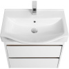 Тумба с раковиной AQUATON Нортон 65, подвесная. белый глянец
