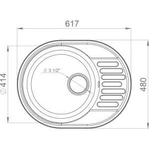 Мойка кухонная GranFest Quarz Z58 черный