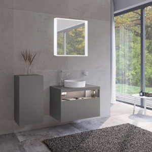 Купить Шкаф Keuco Stageline 32811 L, инокс матовый в Москве с доставкой Шкаф Keuco Stageline 32811 L, инокс матовый