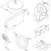 Душевой комплект AM.PM X-Joy FB85A10020 С ВНУТРЕННЕЙ ЧАСТЬЮ, для ванны с душем