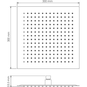 Купить Верхний душ Wasserkraft Abens A162 в Москве с доставкой Верхний душ Wasserkraft Abens A162