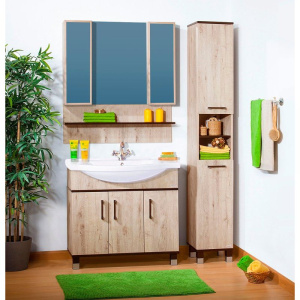 Купить Зеркало Бриклаер Карибы 100 дуб кантри, венге в Москве с доставкой Зеркало Бриклаер Карибы 100 дуб кантри, венге