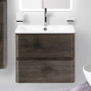 Тумба с раковиной BelBagno Albano 70 подвесная, rovere nature grigio