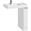 Тумба с раковиной Aquaton Лондри 20 1A2361K0LH010 белый глянец