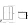 Душевая кабина Niagara Classic NG-2310-14RP, 120х80 см, с пультом управления и FM-радио