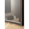 Зеркало Art&Max Aversa 70х120 черное, с LED-подсветкой, 6000К