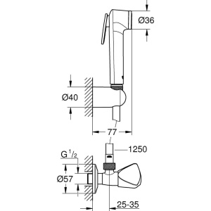 Гигиенический душ Grohe Tempesta F Trigger Spray 30 27514001