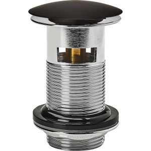 Комплект Wirquin Lineis 30722857 черный с донным клапаном 30722855, с переливом