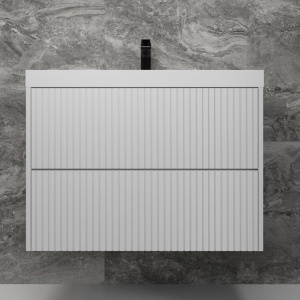 Мебель для ванной Style Line Стокгольм 80, подвесная, белый рифленый софт