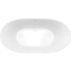 Акриловая ванна Vincea VBT-405-1600 160x80 см, отдельностоящая, овальная, с ножками, со сливом-переливом