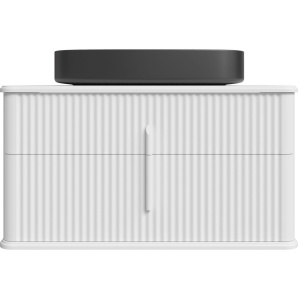 Тумба с раковиной STWORKI Молде, 95 белая