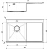 Мойка кухонная Alveus Quarto 30 1124384