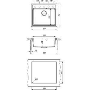 Мойка кухонная Dr. Gans Nika 570 дюна