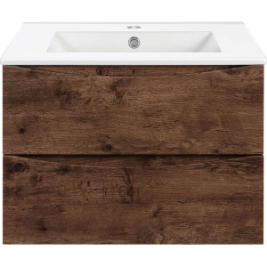Купить Тумба с раковиной Vincea Mia 60 темный дуб в Москве с доставкой Тумба с раковиной Vincea Mia 60 темный дуб