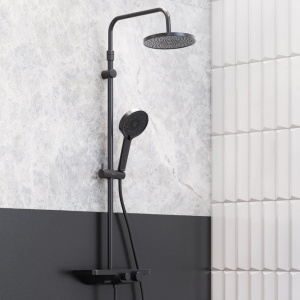 Душевая стойка Damixa Apollo 947730300 черная матовая