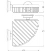Полка Artwelle Harmonie HAR 020 угловая, 18 см