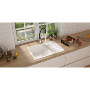 Мойка кухонная Ulgran U-400 -341 ультра-белый