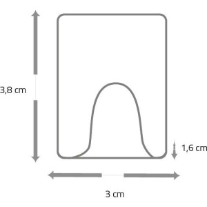 Крючок Ridder 13180200 сталь, самоклеящийся, 2 шт