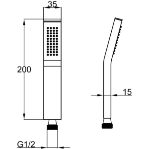 Купить Душевая лейка BelBagno Arlie ARL-D1C-CRM в Москве с доставкой Душевая лейка BelBagno Arlie ARL-D1C-CRM