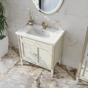 Тумба с раковиной Caprigo Albion PROMO 80 Светлый беж