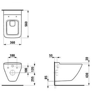 Купить Крышка-сиденье Laufen Palace New с микролифтом 8.9170.1.300.000.1 в Москве с доставкой Крышка-сиденье Laufen Palace New с микролифтом 8.9170.1.300.000.1