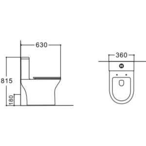 Унитаз-компакт напольный с бачком и сиденьем микролифт Aquatek Леон AQ2785T-00