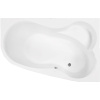 Акриловая ванна Vagnerplast Melite R 160x105 см, угловая, с каркасом, асимметричная