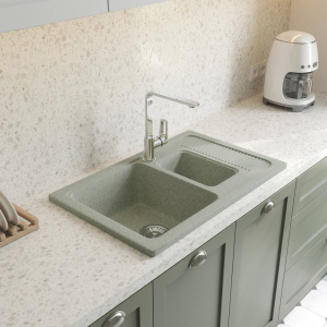 Купить Мойка кухонная Domaci Парма 77-49-251 серая в Москве с доставкой Мойка кухонная Domaci Парма 77-49-251 серая