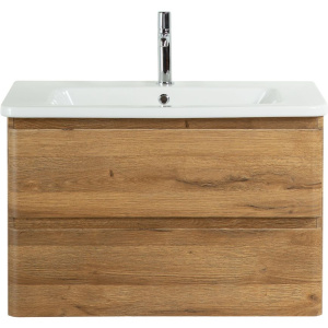 Купить Тумба с раковиной BelBagno Albano-Cer 80 подвесная, rovere rustico в Москве с доставкой Тумба с раковиной BelBagno Albano-Cer 80 подвесная, rovere rustico