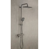 Душевая стойка Gappo G91 G2491-9 с термостатом, оружейная сталь