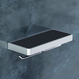 Купить Держатель туалетной бумаги Damixa Jupiter DA77341900 с полкой для телефона, двойной в Москве с доставкой Держатель туалетной бумаги Damixa Jupiter DA77341900 с полкой для телефона, двойной