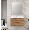 Тумба с раковиной BelBagno Acqua 80 подвесная, rovere rustico