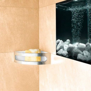 Купить Полка Keuco Elegance new 11657 хром, белая в Москве с доставкой Полка Keuco Elegance new 11657 хром, белая