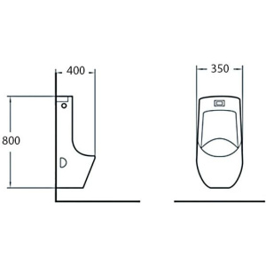Писсуар SantiLine SL-6002