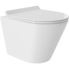 Унитаз подвесной Aqueduto Cone Tornado CONT0110 безободковый, с микролифтом, белый матовый
