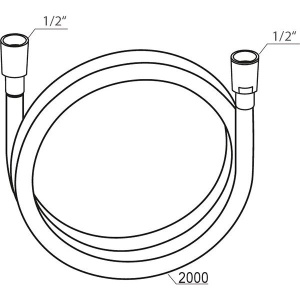 Душевой шланг Ravak SilverShine 914.02