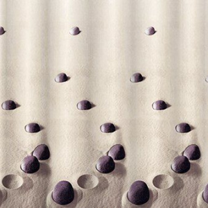 Купить Штора для ванной Dasch Сад камней 180х180 в Москве с доставкой Штора для ванной Dasch Сад камней 180х180