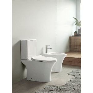 Унитаз-компакт Ceruttispa Bernina 7193 безободковый, с микролифтом