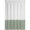 Штора для ванной IDDIS Base BW04P18i11 180х200, зеленая