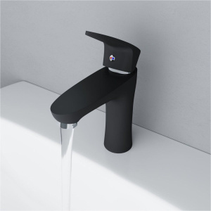 Купить Смеситель для раковины Dorff Alpha D9021000BL черный в Москве с доставкой Смеситель для раковины Dorff Alpha D9021000BL черный