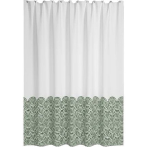 Штора для ванной IDDIS Base BW04P18i11 180х200, зеленая