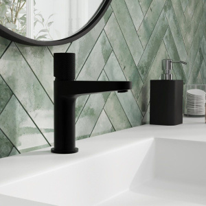 Купить Смеситель для раковины Wasserkraft Fulda 5203 черный soft-touch в Москве с доставкой Смеситель для раковины Wasserkraft Fulda 5203 черный soft-touch