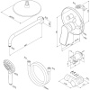 Душевой комплект AM.PM X-Joy FB85A1RH20 С ВНУТРЕННЕЙ ЧАСТЬЮ, для душа