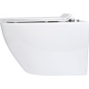 Унитаз подвесной BOND Oval F01-10Long удлиненный, безободковый, с микролифтом, белый