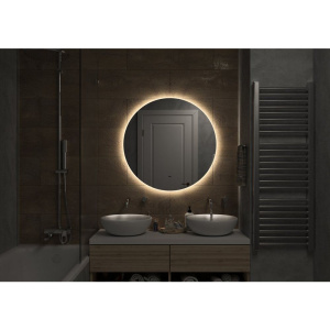 Зеркало круглое Art&Max Sanremo 80 с теплой подсветкой