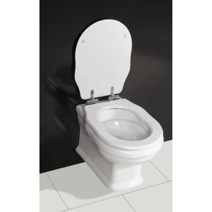 Унитаз подвесной BelBagno Boheme BB115CH безободковый, крышка BB115SC с микролифтом