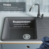 Мойка кухонная Domaci Римини DG R-503 серая