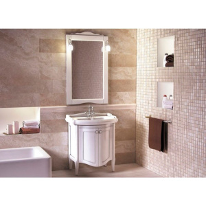 Зеркало Cezares Lorenzo bianco patinato